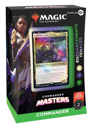 Magic The Gathering - Deck Commander Masters - Enchantements Tenaces - Neuf scellé