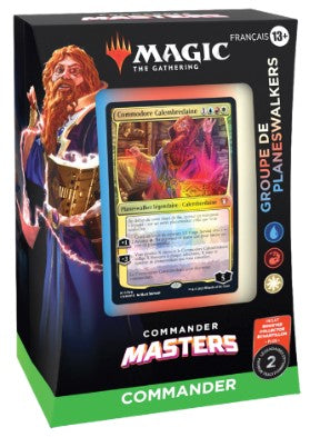 Magic The Gathering - Deck Commander Masters - Groupe de Planeswalkers - Neuf scellé