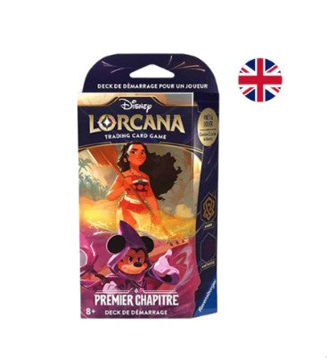 Disney Lorcana - The First Chapter - Reprint Starter Deck en ANGLAIS - Neuf scellé