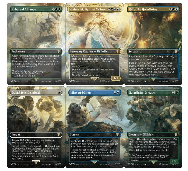 Magic the Gathering - Coffret Scénique - Le Seigneur des Anneaux - Chroniques de la Terre du Milieu - The Might of Galadriel en Anglais - Neuf scellé