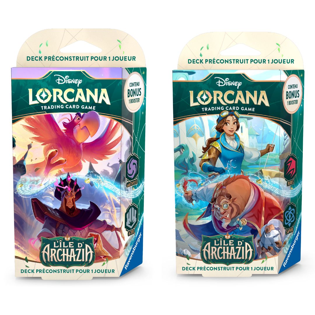 Disney Lorcana - L'île d'Archazia - Deck de Démarrage en Français - Neuf