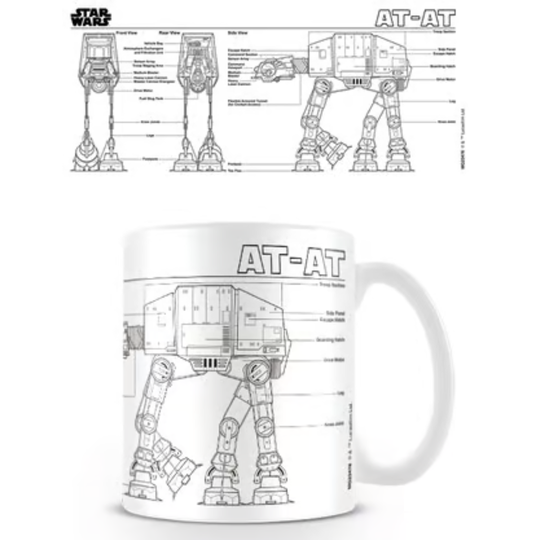 MUG - Star Wars - AT-AT Sketch - Neuf