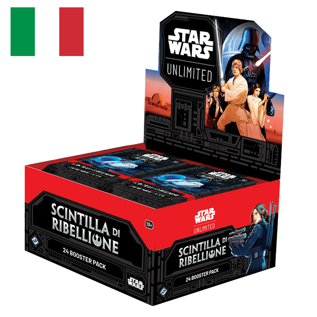 Star Wars : Unlimited - Boîte de 24 Boosters en Italien - Étincelle de Rébellion - Neuf scellé