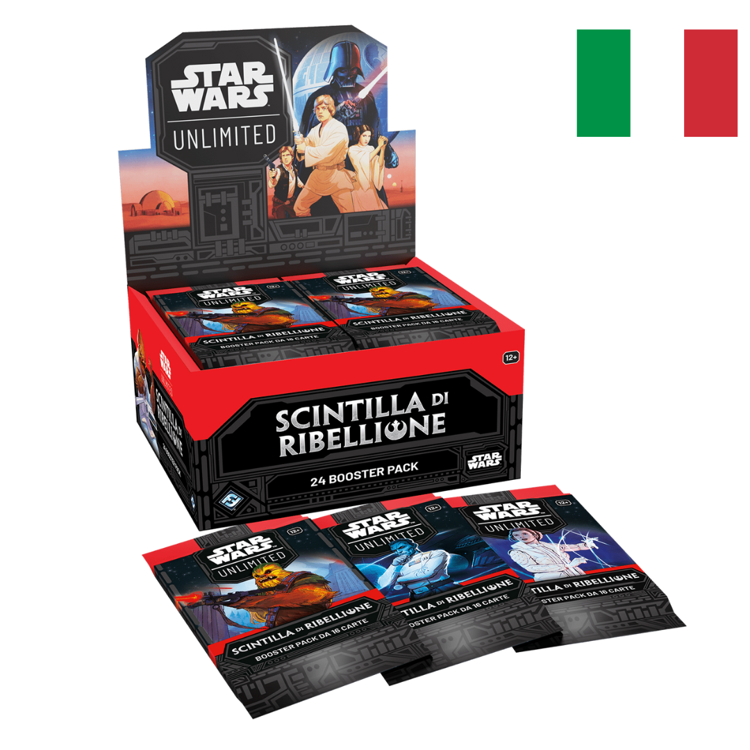 Star Wars : Unlimited - Boîte de 24 Boosters en Italien - Étincelle de Rébellion - Neuf scellé