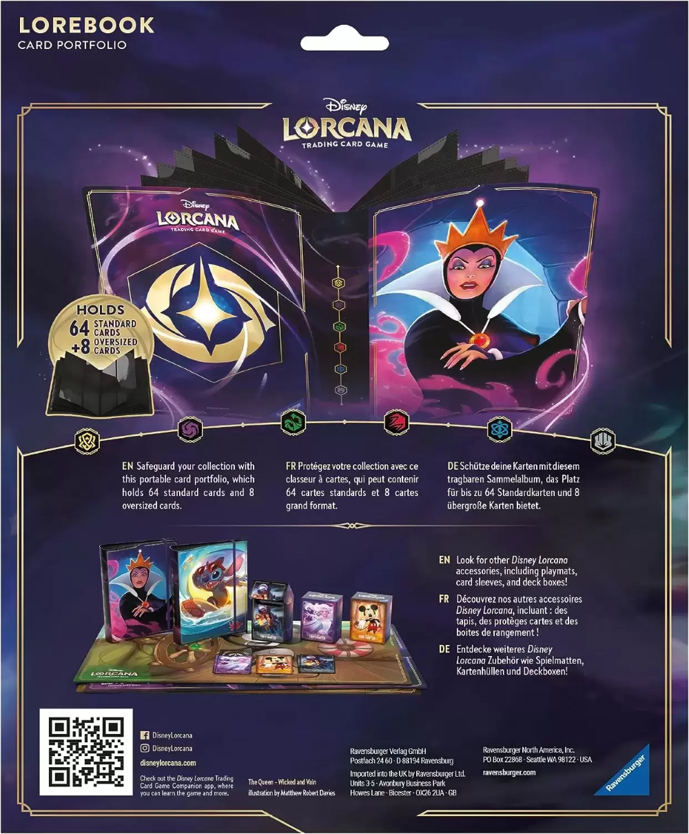 Disney Lorcana - Premier Chapitre - Portfolio - Lorebook - Neuf