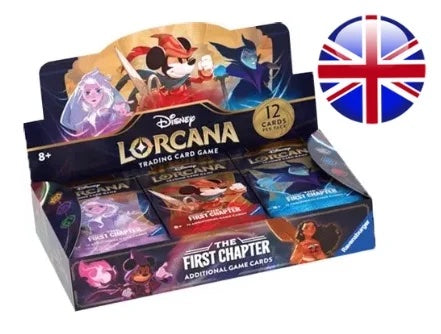 Disney Lorcana - The First Chapter - Reprint Display de 24 Boosters en Anglais - Neuf