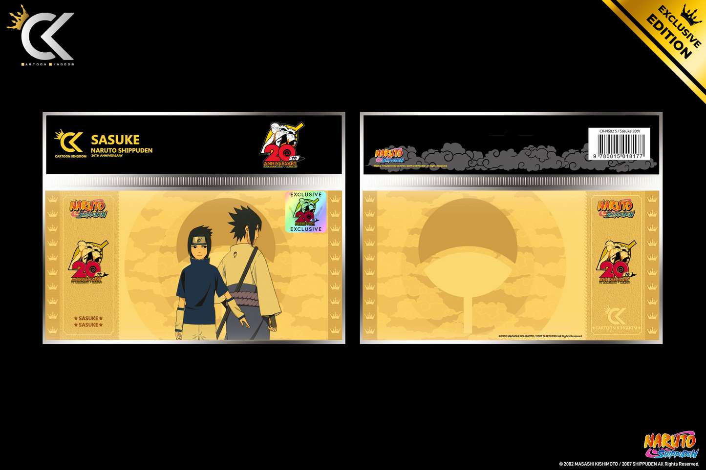 Naruto Shippuden - Golden Ticket - Édition 20ème Anniversaire - Neuf sous blister