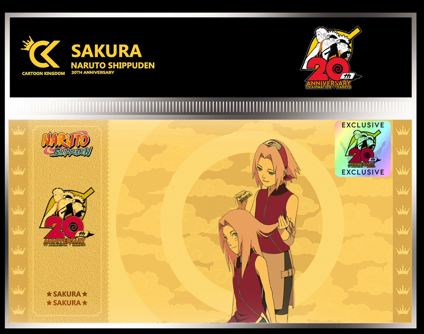 Naruto Shippuden - Golden Ticket - Édition 20ème Anniversaire - Neuf sous blister