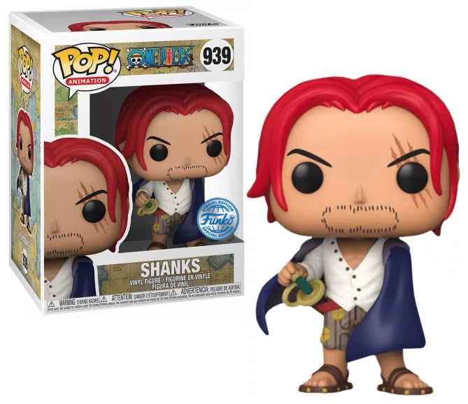 Funko Pop 939 - One Piece - Shanks - Special Edition - Neuf