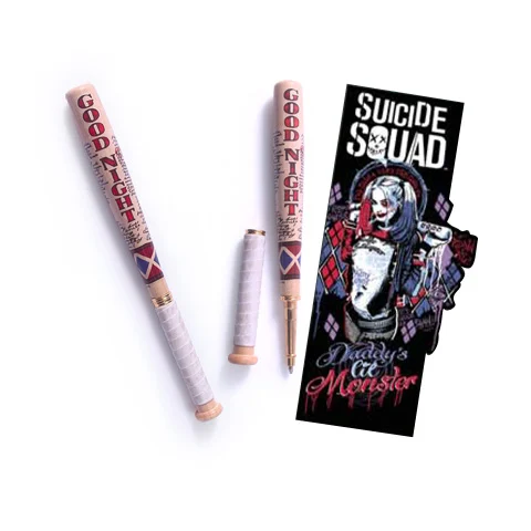 Suicide Squad - Stylo Batte de Baseball + Marque-Page - Neuf