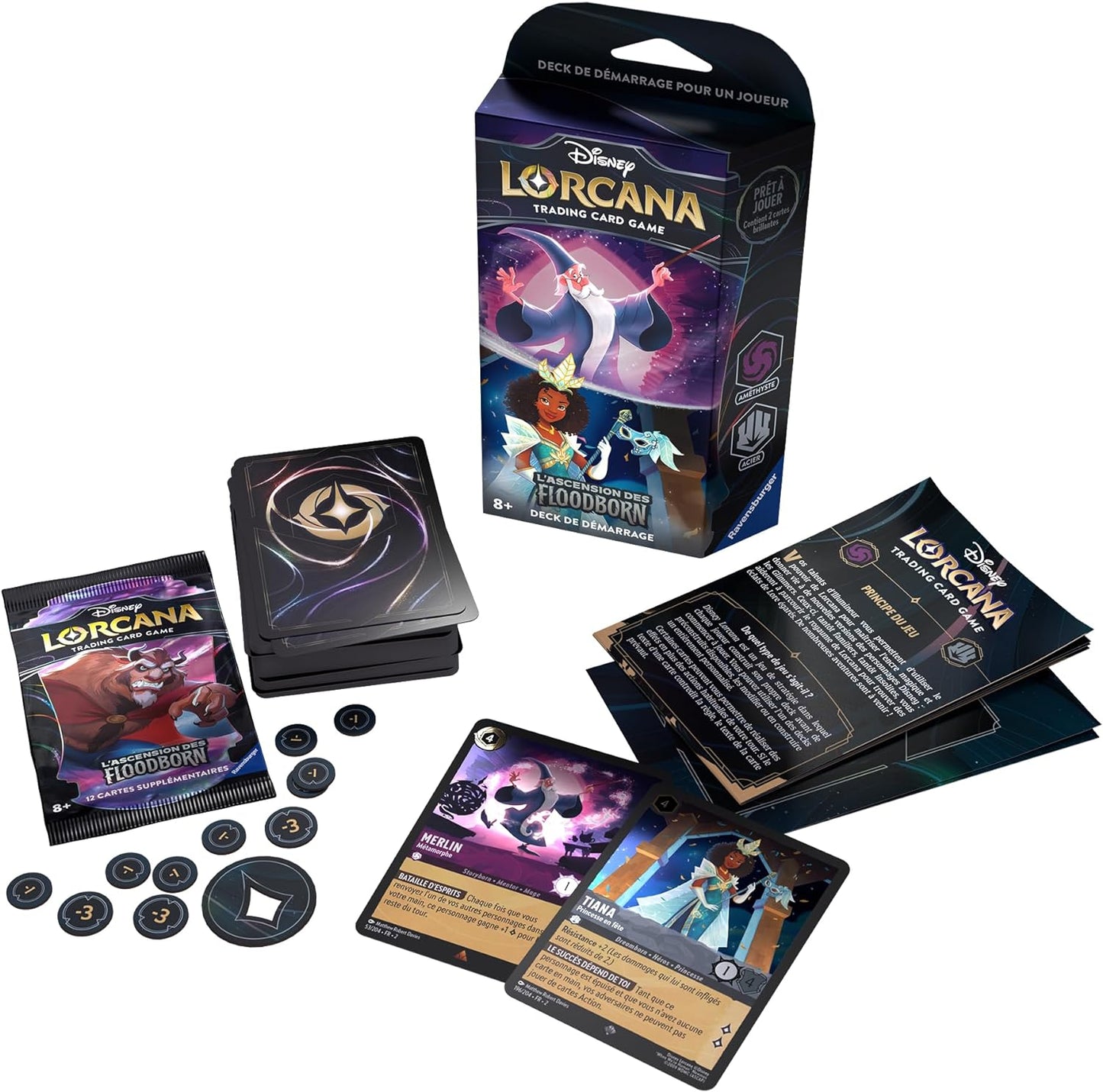 Disney Lorcana - L'Ascension des Floodborn - Deck de Démarrage en Français - Neuf