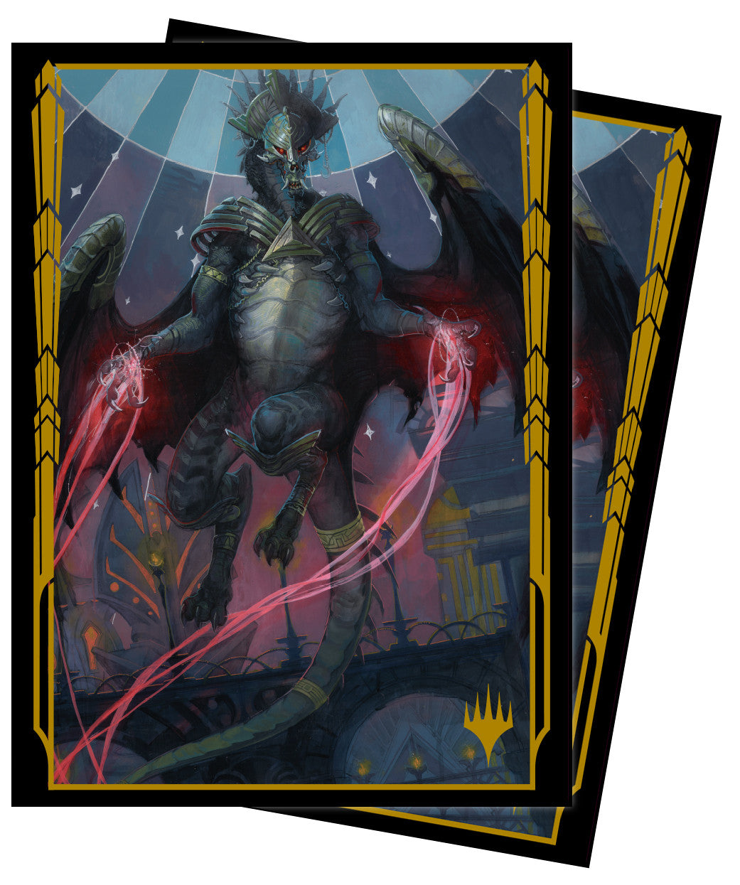Magic the Gathering - Ultra Pro - Matte Deck Protector Sleeves - Les rues de la Nouvelle-Capenna - "Ziatora, the Incinerator"