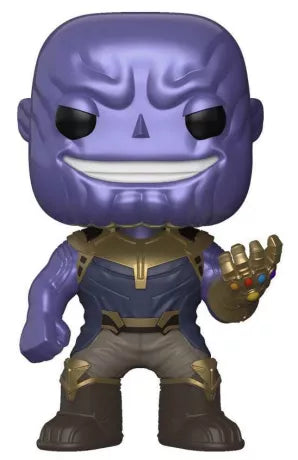 FUNKO POP 289 - MARVEL - AVENGERS INFINITY WAR - THANOS BOBBLE-HEAD + T-SHIRT - TAILLE M - NEUF