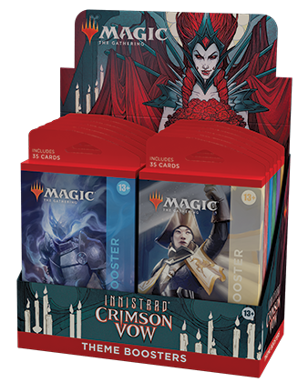 Magic the Gathering - Boite de 12 Boosters Thématiques - Innistrad : Noce Ecarlate en Anglais - Neuf sous blister