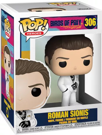 FUNKO POP 306 - BIRDS OF PREY - ROMAN SIONIS - NEUF