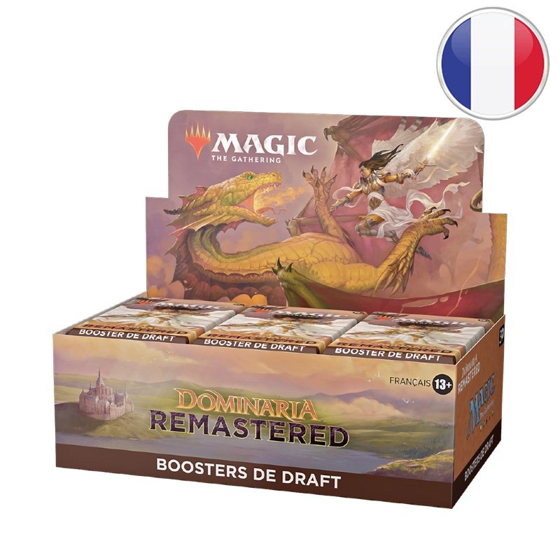 Magic the Gathering - Boîte de 36 Boosters de Draft - Dominaria Remastered en Français - Neuf scellé