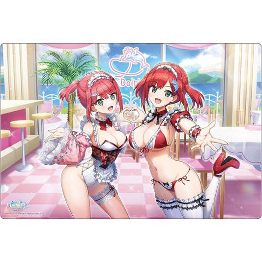 Bushiroad Rubber Mat Collection V2 Vol.1832 - Dolphin Wave - Iruka & Kohari Maid Shimai no Okyuuji Time! ver.