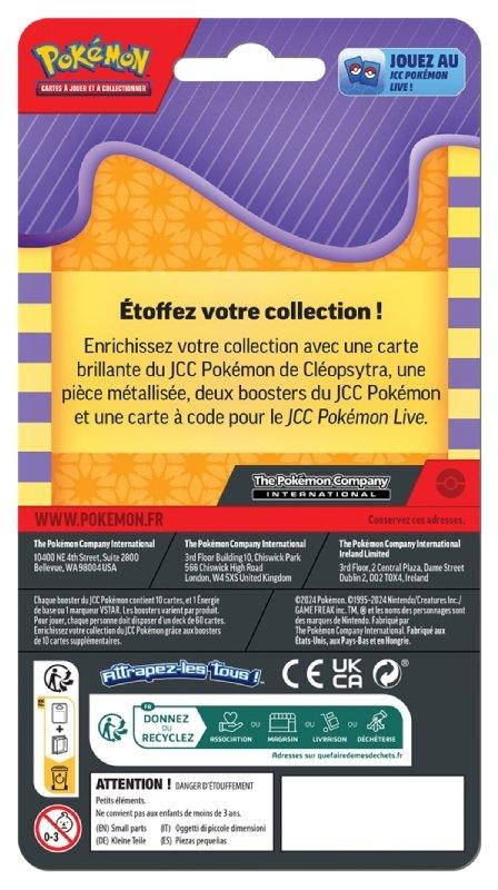 Pokémon - Pack Promo Cléopsytra - 2 Boosters - en français - Neuf sous blister