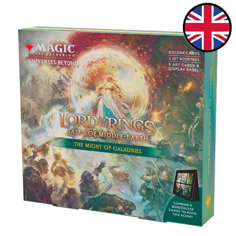 Magic the Gathering - Coffret Scénique - Le Seigneur des Anneaux - Chroniques de la Terre du Milieu - The Might of Galadriel en Anglais - Neuf scellé