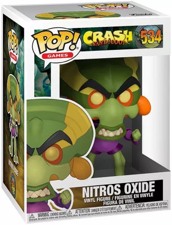 FUNKO POP 534 - CRASH BANDICOOT - NITROS OXIDE - NEUF