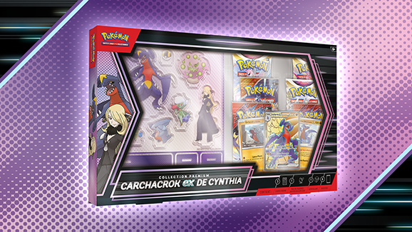 Pokémon - Collection Premium Carchacrok‑ex de Cynthia - Neuf