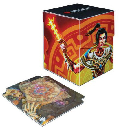 Magic the Gathering - Ultra Pro - Pro-100+ Deck Box - Les Cavernes Oubliées d'Ixalan - Neuf sous blister
