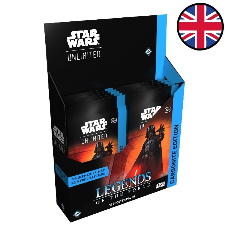 Star Wars : Unlimited - Boîte de 12 Boosters Carbonite Edition - Légendes de la Force - Neuve scellée