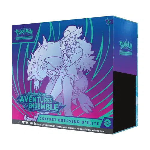 Pokémon - Coffret Dresseur d'Élite ETB EV09 - Écarlate et Violet - Aventures Ensemble - en français - Blister légèrement déchiré - Neuf
