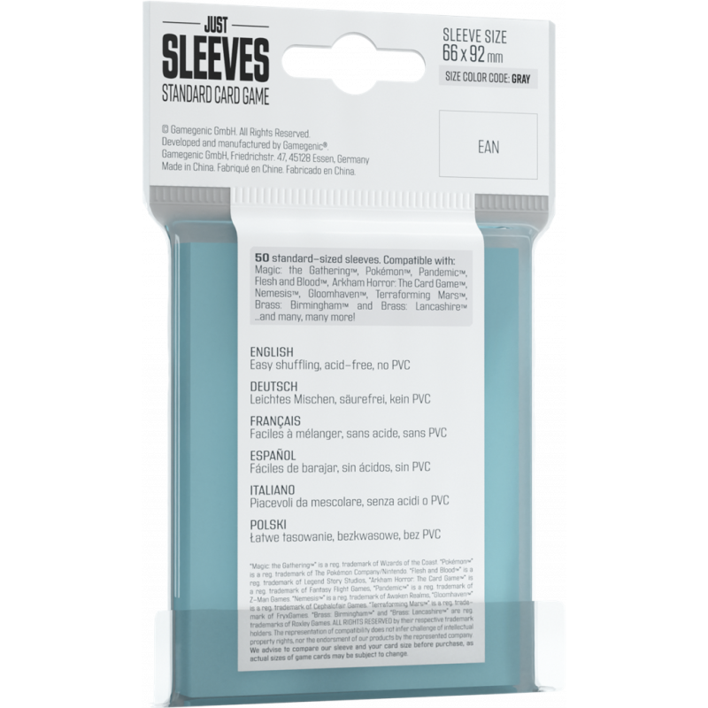 Sachet de Protège-Cartes - Just Sleeves - Neuf sous blister
