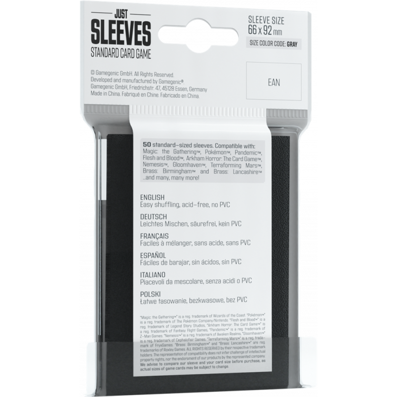 Sachet de Protège-Cartes - Just Sleeves - Neuf sous blister