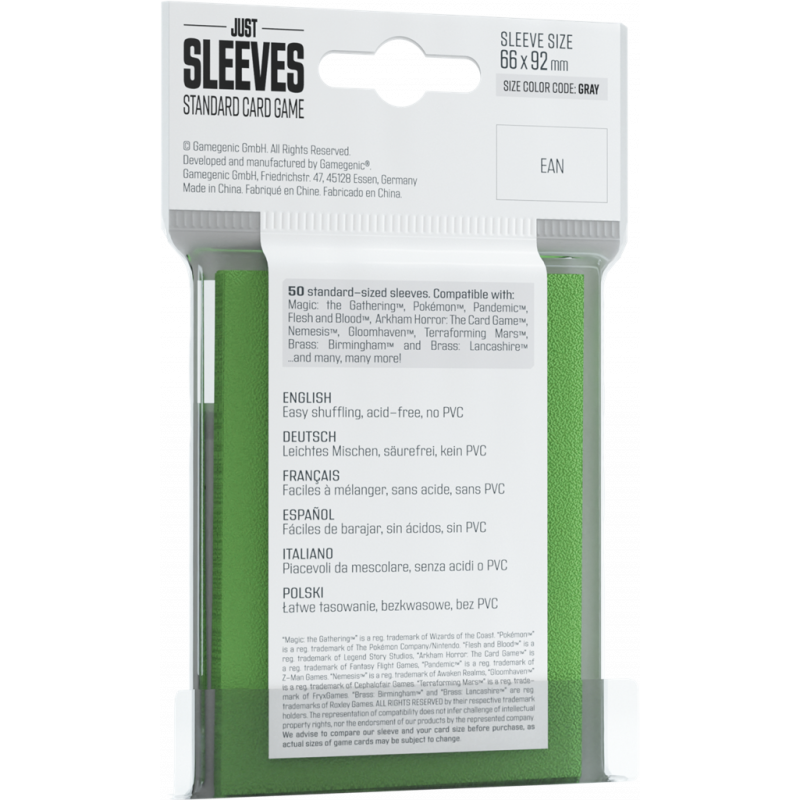 Sachet de Protège-Cartes - Just Sleeves - Neuf sous blister