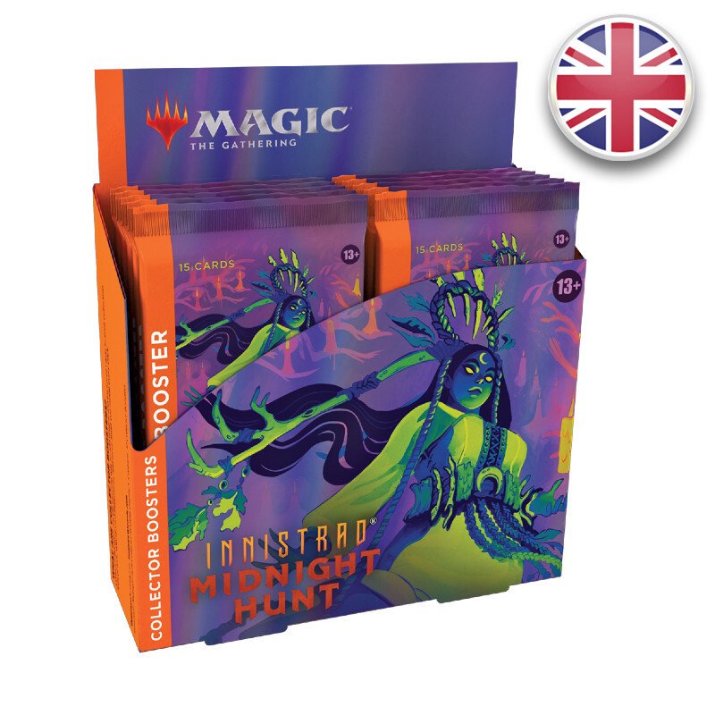 Magic the Gathering - Boite de 12 Boosters Collector Innistrad : Midnight Hunt en Anglais - Neuf sous blister