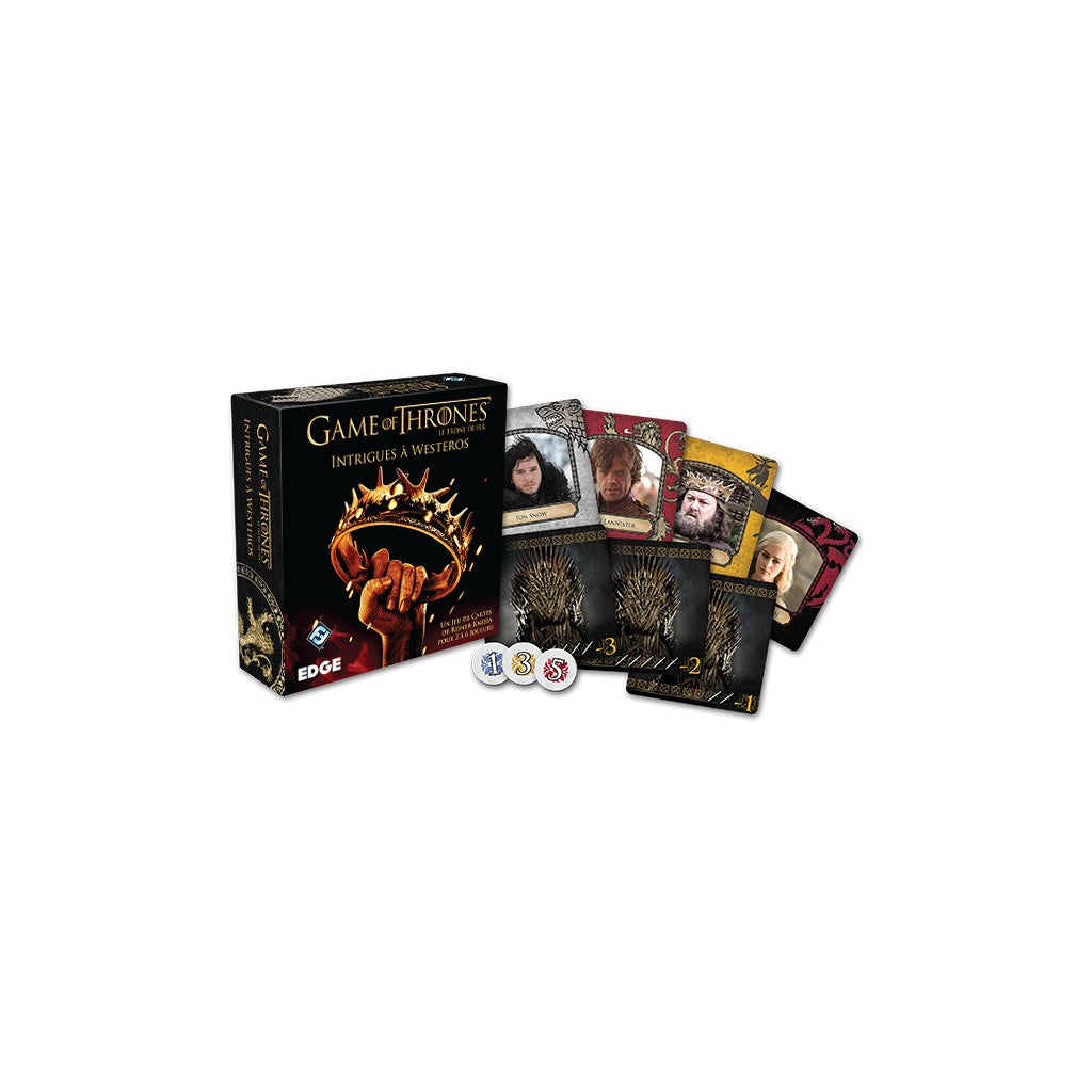 Jeu de Cartes - Game of Thrones - Le Trône de Fer - Intrigues à Westeros - Neuf sous blister