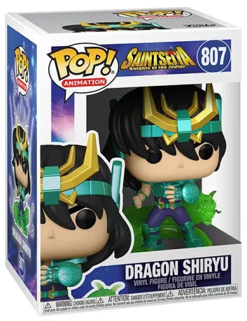 FUNKO POP 807 - SAINT SEIYA - LES CHEVALIERS DU ZODIAQUE - DRAGON SHIRYU - NEUF