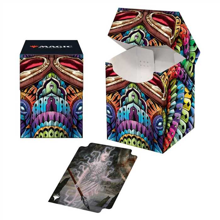 Magic the Gathering - Ultra Pro - Pro-100+ Deck Box - Les Cavernes Oubliées d'Ixalan - Quintorius Kand - Neuf sous blister