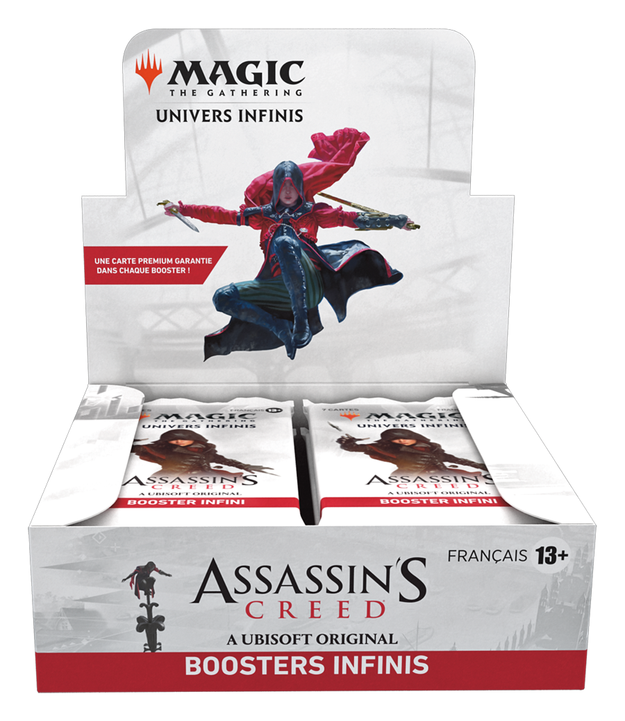 Magic the Gathering - Boite de 24 Boosters Univers Infinis : Assassin's Creed en Français - Neuf scellé