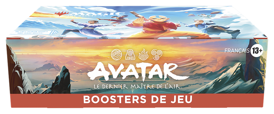 Magic the Gathering - Boite de 30 boosters de jeu - Avatar, le dernier maître de l'air - FR