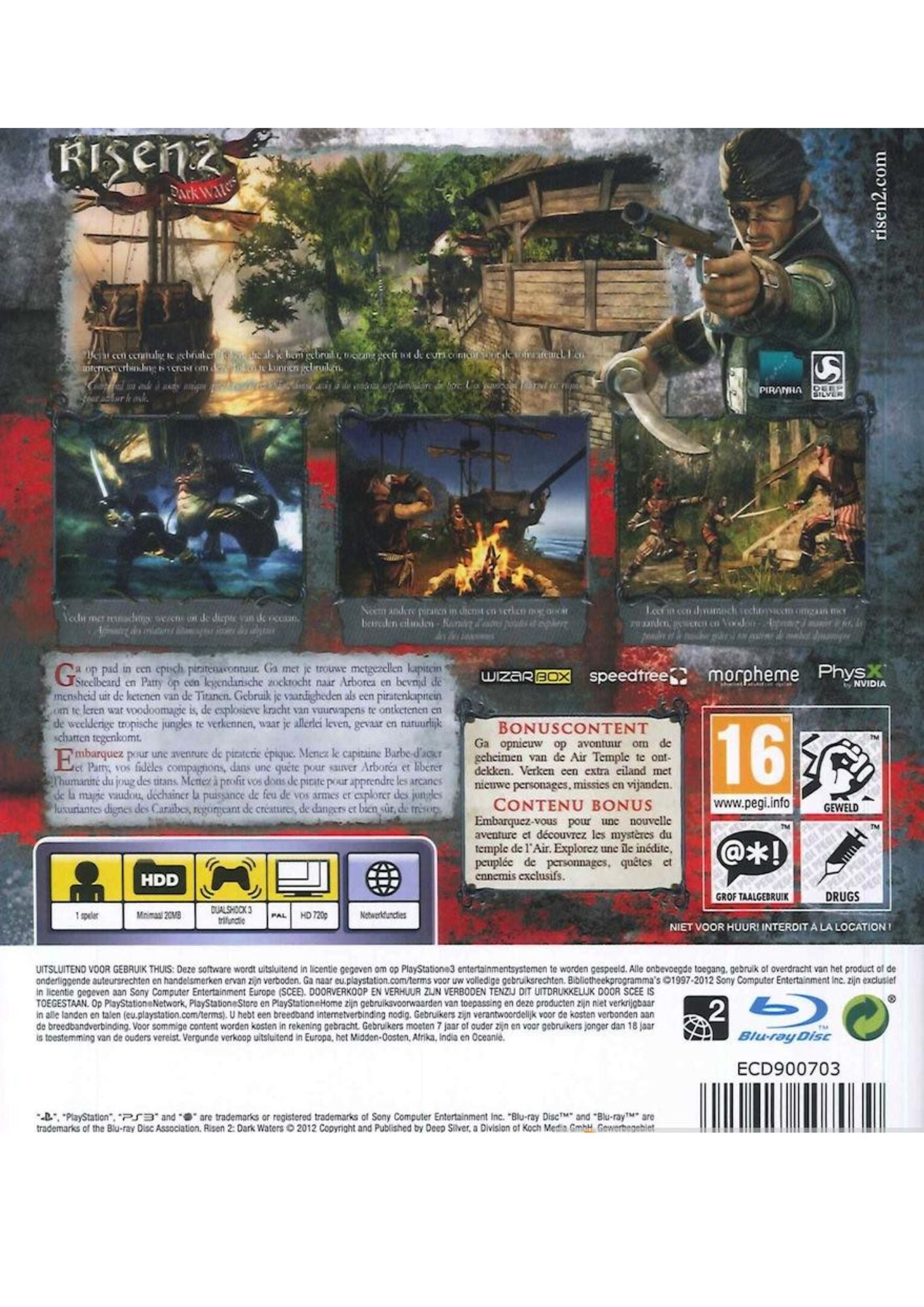 Risen 2 : Dark Waters avec Bonus Le temple de L'Air - PS3 - Neuf