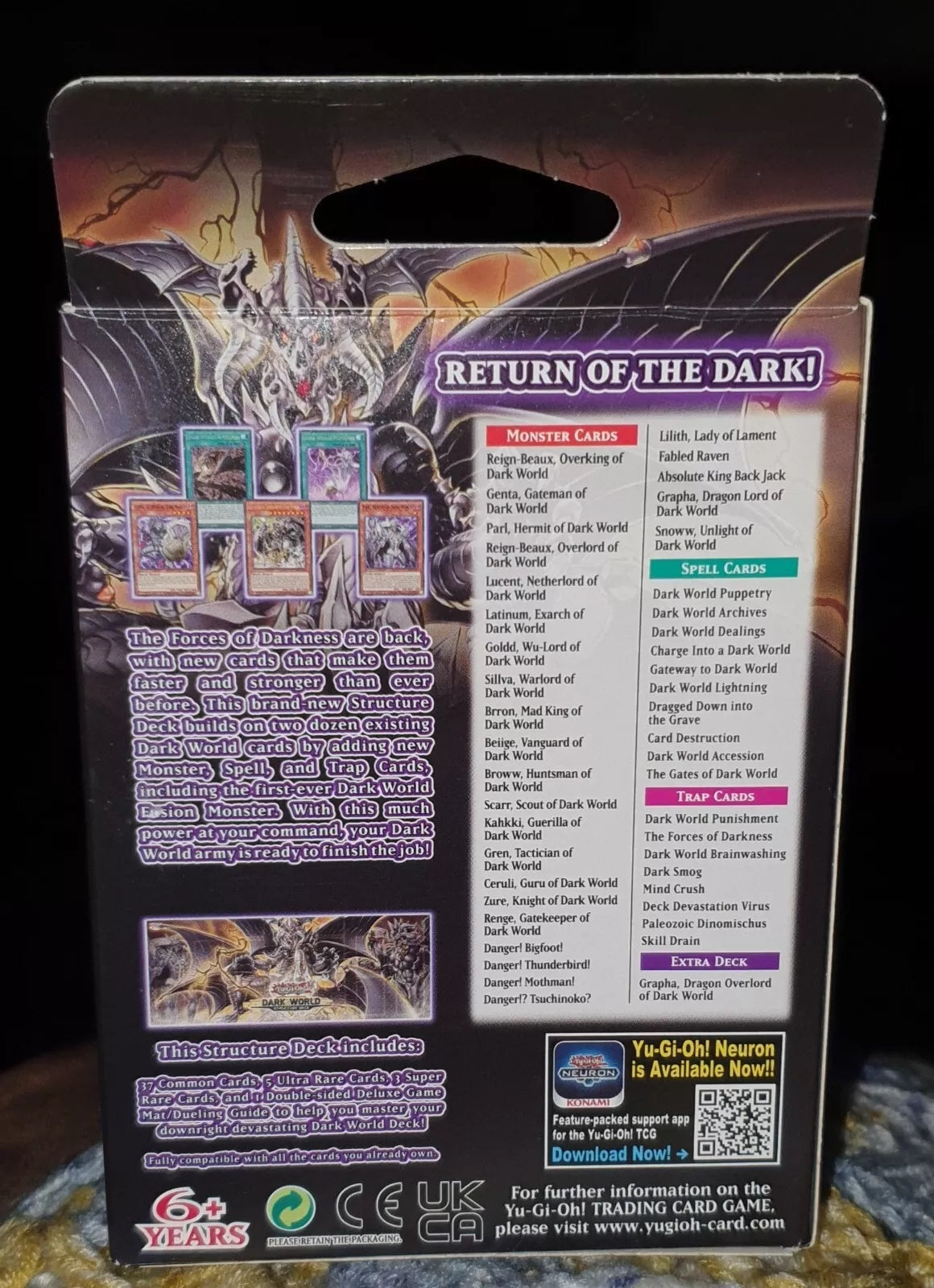 Yu-Gi-Oh! - Structure Deck - Dark World - English Edition - 1st Edition - Neuf scellé