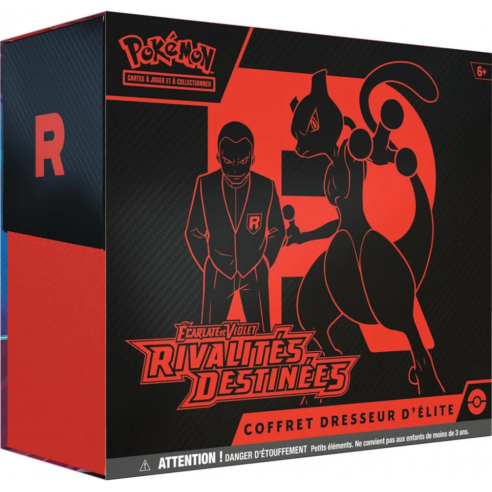 Pokémon - Coffret Dresseur d'Élite - ETB EV10 - Écarlate et Violet - Rivalités Destinées - en français - Neuf (blister déchiré)