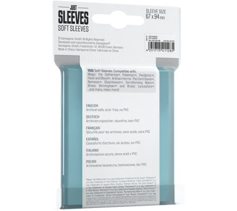 Sachet de Protège-Cartes - Just Sleeves - Neuf sous blister