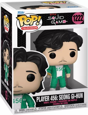 FUNKO POP 1222 - SQUID GAME - PLAYER 456 : SEONG GI-HUN - NEUF