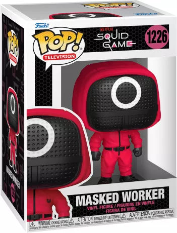 FUNKO POP 1226 - SQUID GAME - MASKED WORKER - NEUF