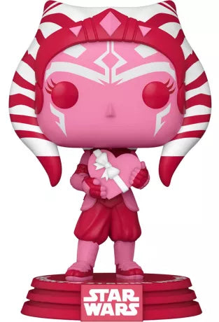 FUNKO POP 496 - STAR WARS - AHSOKA VALENTINE'S DAY- NEUF