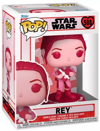 FUNKO POP 588 - STAR WARS- VALENTINE'S DAY - REY - NEUF