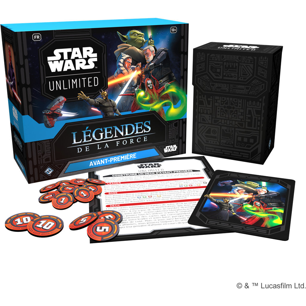 Star Wars : Unlimited - Pack Avant-Première - Légendes de la Force - Neuf scellé