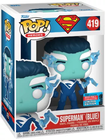 FUNKO POP 419 - SUPERMAN - SUPERMAN (BLUE) - NEUF