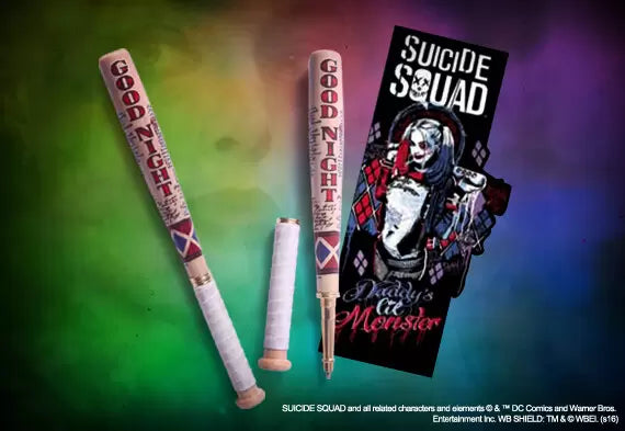 Suicide Squad - Stylo Batte de Baseball + Marque-Page - Neuf
