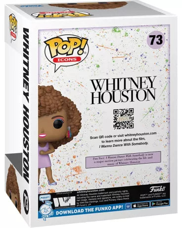 FUNKO POP 73 - WHITNEY - WHITNEY HOUSTON (I WANNA DANCE WITH SOMEBODY) - NEUF