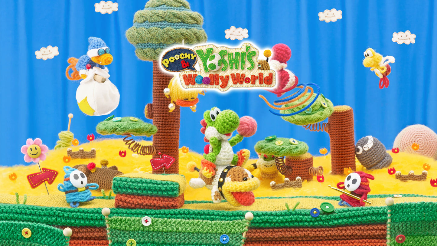 Poochy & Yoshi's Woolly World 3DS - Neuf sous blister